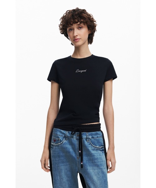 Desigual パンツ ハイブリッドデニム ジョガーパンツ25S