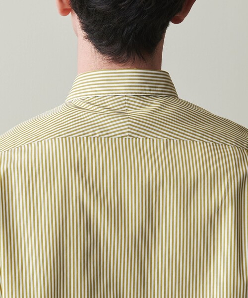 steven alan \" LOOSE FIT \" ストライプシャツ 日本製 BEAUTY&YOUTH UNITED ARROWS｜<Steven Alan> 100/2 シルキー