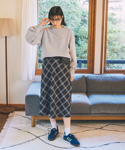 alice auaa チェックドットフリンジスカート alice auaa チェックドットフリンジスカート alice auaa チェック