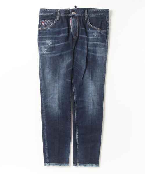 ジーンズ Skater Jean/Dark Easy Ripped Wash/0241 メンズ Dsquared2 