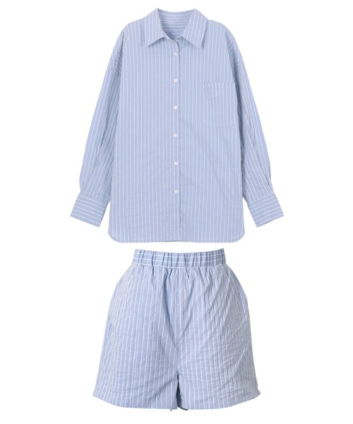 KOBE LETTUCE（神戸レタス） セットアップ ストライプシャツ