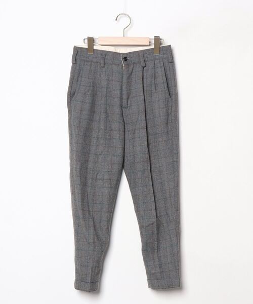 orSlow（オアスロウ） チェック柄クロップドパンツ 1 グレー メンズ