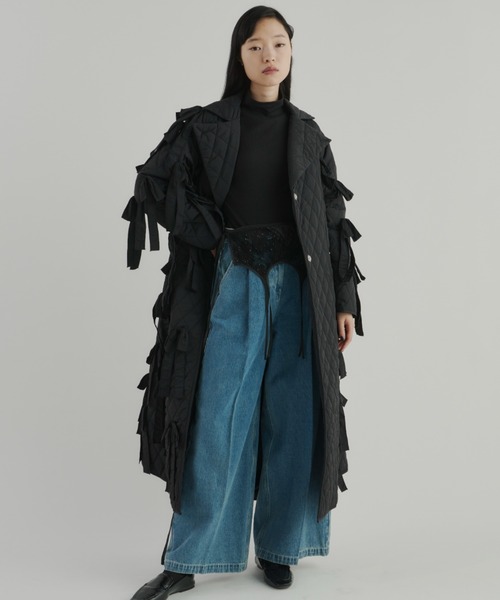 PERNA（ペルナ） コート LARGE ブラック レディース : ZOZOTOWN Yahoo