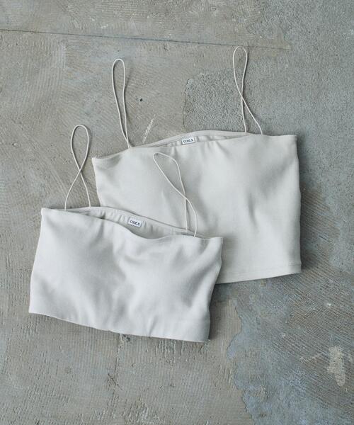 チューブトップ ベアトップ bandeau bra short top