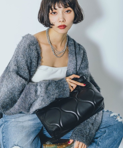 「PAGEBOY」 「le verlnis」クラッチバッグ FREE ブラック レディース_画像5