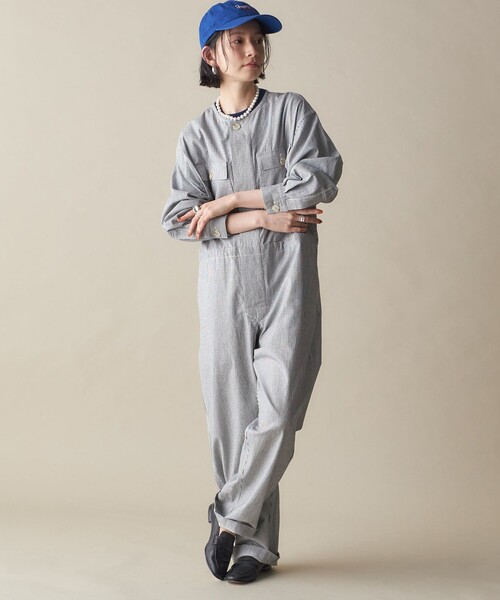 オールインワン SHIPS NINE CASE:「洗濯機可能」ジャンプスーツ レディース