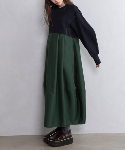 MARECHAL TERRE（マルシャルテル） ドッキングワンピース MEDIUM