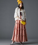 ワンピース プリントマキシワンピース「大きいサ...の詳細画像1