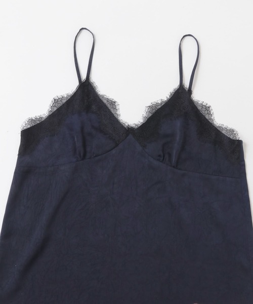 KBF（ケービーエフ） ワンピース レーストリムキャミワンピース