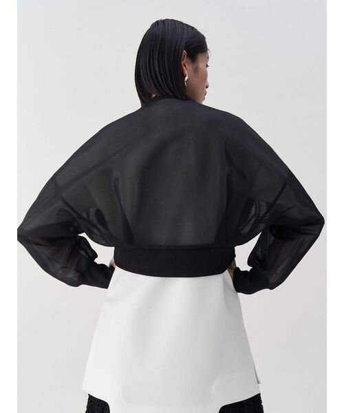 美品　UN3D ブルゾン UN3D. ma1 ma-1 SHEER MA-1 BOURZON / シアーMA-1ブルゾン