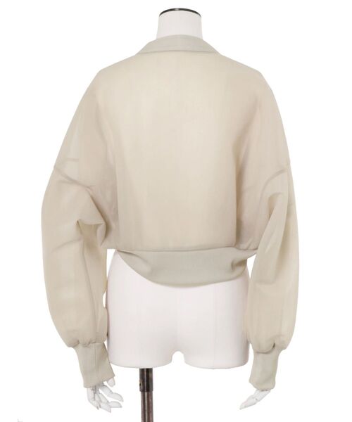 美品　UN3D ブルゾン UN3D. ma1 ma-1 SHEER MA-1 BOURZON / シアーMA-1ブルゾン