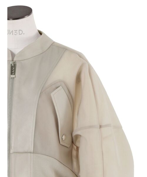 UN3D. ma1 ma-1 SHEER MA-1 BOURZON / シアーMA-1ブルゾン