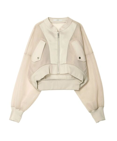 UN3D. ma1 ma-1 SHEER MA-1 BOURZON / シアーMA-1ブルゾン