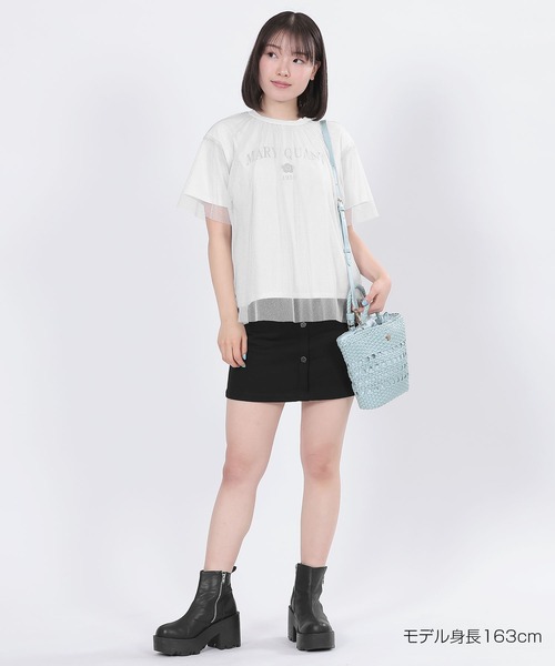 and marry ミニデニムスカート　Sサイズ MARY QUANT デニムスカート マリークワント mary quant エポ