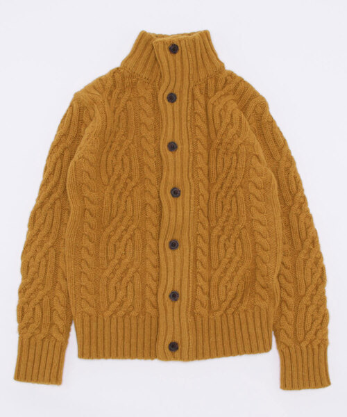 「Bling Leads」 「glry」ニットカーディガン MEDIUM キャメル レディース_画像4