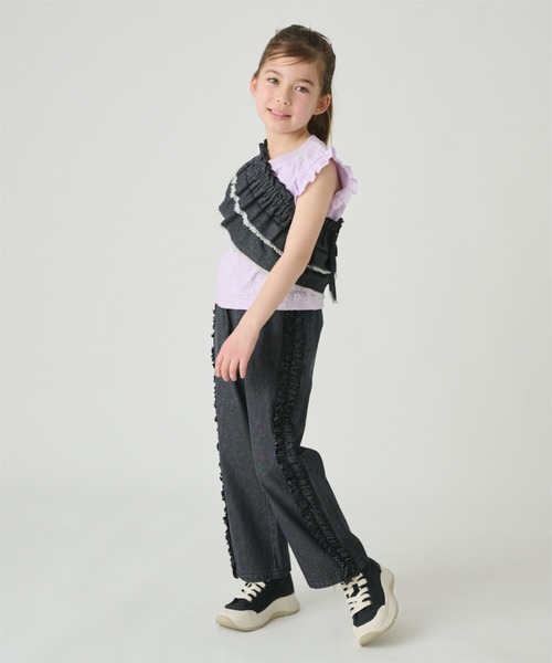 子供の縫いぐるみですcv BABY】2025新作 クマ柄デニムサロペット | Betty