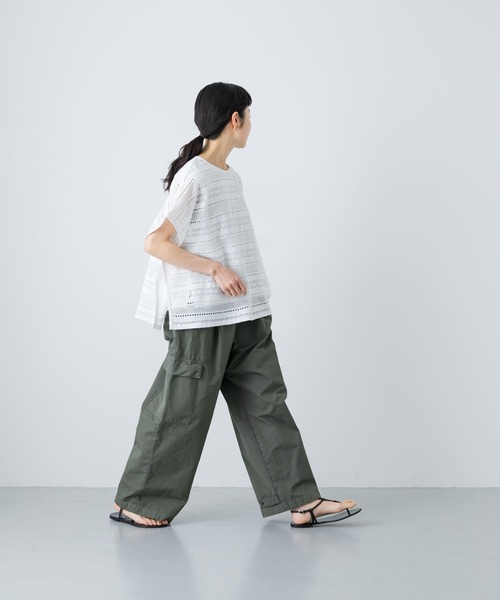 かぐれ コットンラッセルレースポンチョ レディース : ZOZOTOWN