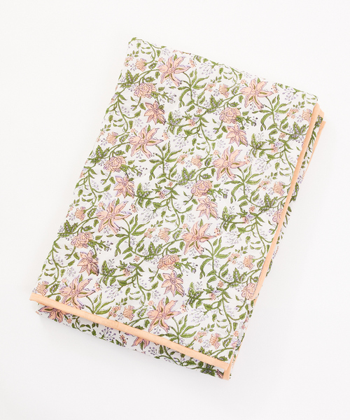 collex ブランケット ブロックプリント キルトブランケット 140×200