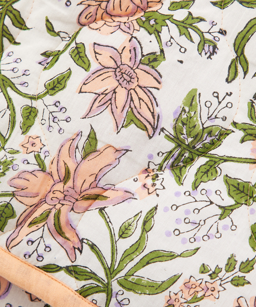 collex ブランケット ブロックプリント キルトブランケット 140×200