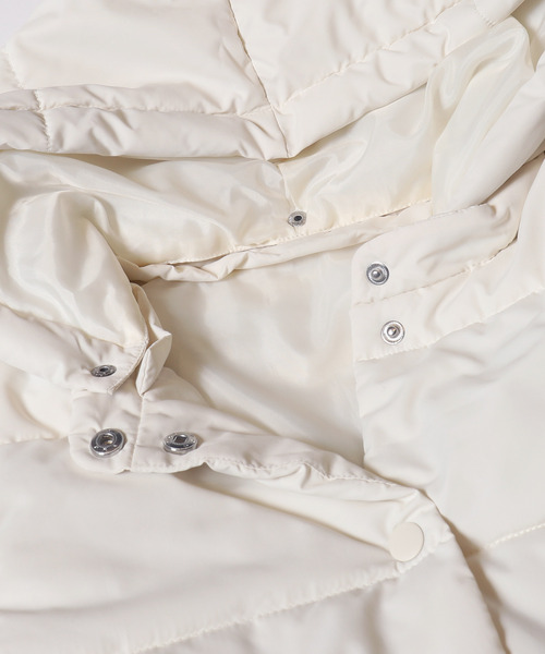 「coca（coca）」 中綿ブルゾン M アイボリー レディース_画像3