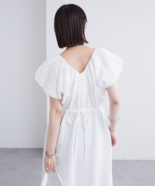 mystic ワンピース エンボスパフワンピース : ZOZOTOWN Yahoo!店