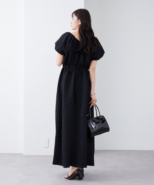 mystic ワンピース エンボスパフワンピース : ZOZOTOWN Yahoo!店