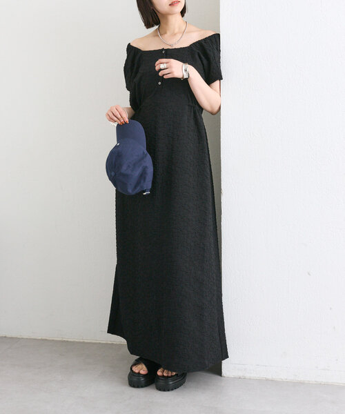 mystic エンボスパフワンピース mystic ワンピース エンボスパフワンピース : ZOZOTOWN Yahoo!店