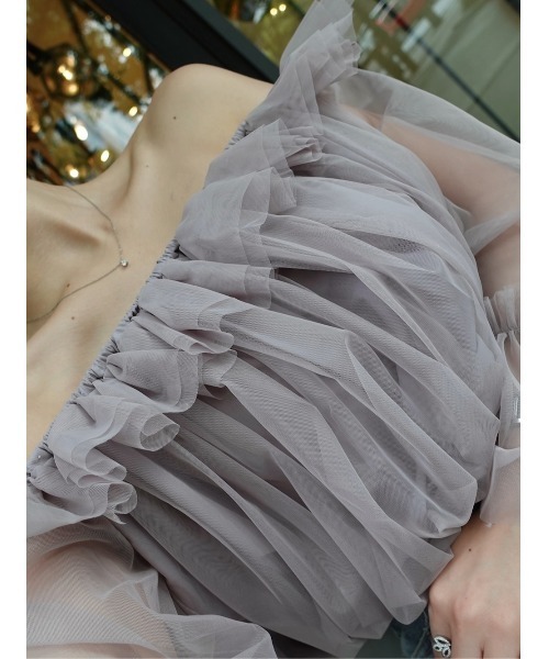 Darich（ダーリッチ） オフショルチュールボリュームトップス