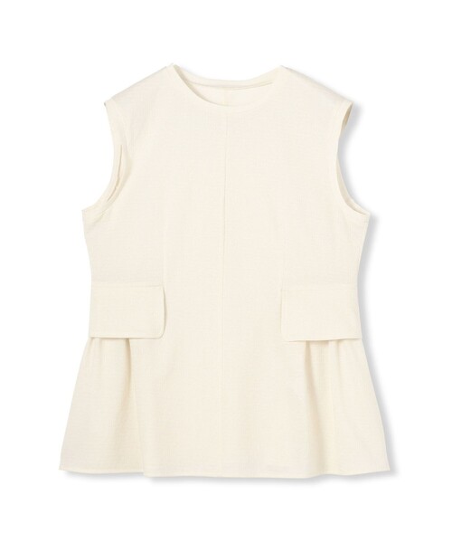 ブラウス シャツ プラッドジャージー フラップフレアプルオーバー レディース Ballsey ブラウス シャツ プラッドジャージー フラップフレア