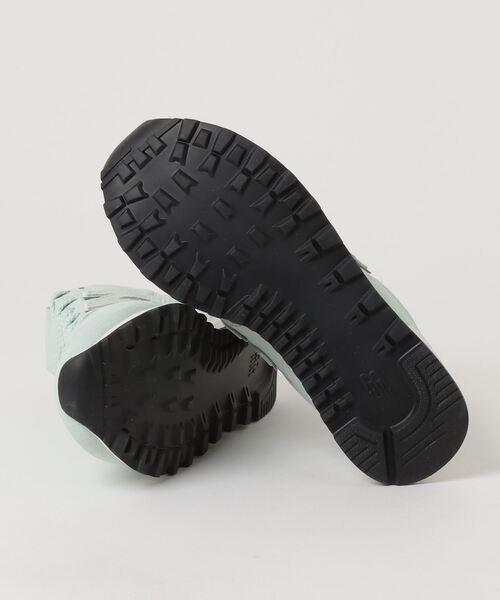 [New Balance] low cut спортивные туфли 22.5cm зеленый мужской 
