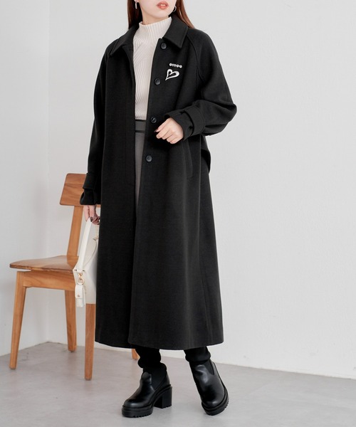 ちーこ Chico（チコ） ステンカラーコート FREE ブラック レディース