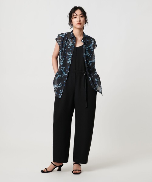 極美品　UNITED ARROWS オーガンジープリントシャツ　24ss 36 極美品 UNITED ARROWS オーガンジープリントシャツ 24ss 36