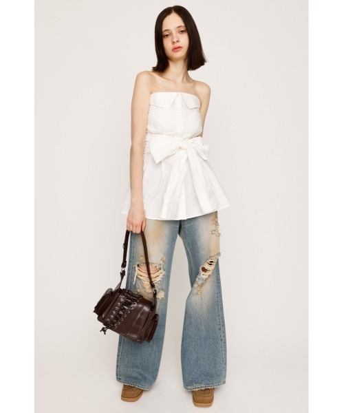 キャミソール SHIRT DETAIL CAMI TOPS シャツディティール キャミ トップス 夏服 ノースリーブトップス SLY キャミソール SHIRT DETAIL CAMI TOPS シャツディティール