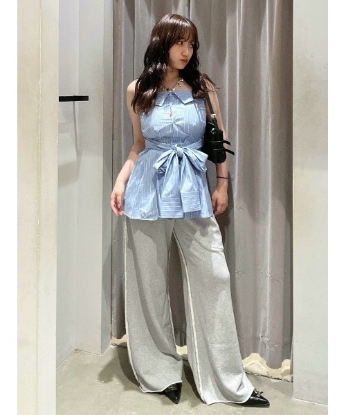 SLY（スライ） キャミソール SHIRT DETAIL CAMI TOPS シャツ