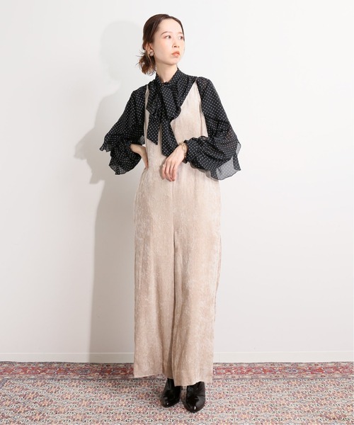 IENA LA BOUCLE 「IENA BOUCLE」 オーバーオール 38 ナチュラル