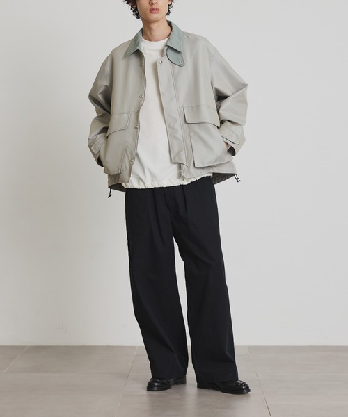 PUBLIC TOKYO（パブリックトウキョウ） ジップアップブルゾン 2 グレー