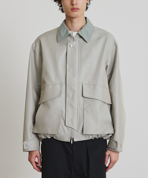 PUBLIC TOKYO（パブリックトウキョウ） ジップアップブルゾン 2 グレー