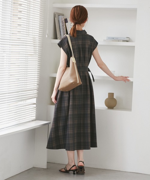 ROPE' PICNIC（ロペ ピクニック） ワンピース ウエストタックチェック