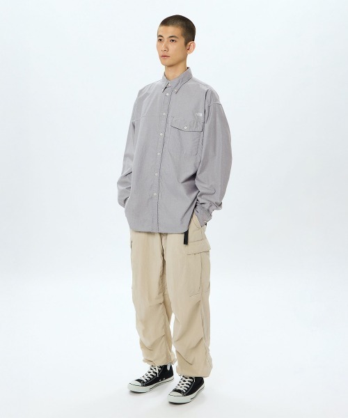 THE NORTH FACE ホワイト 長袖シャツ L THE NORTH FACE 「THE FACE」 長袖シャツ X-LARGE ホワイト
