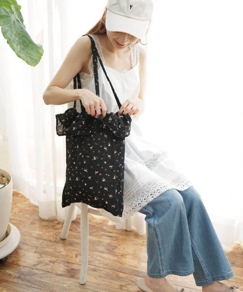 R*R様 ebure 25SS 今期 ガーデンフラワージャカード トートバッグ ebure(エブール)｜ガーデンフラワージャカード トートバッグ