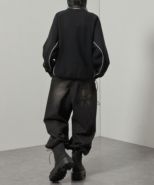 ブーツ 「Alfred Alex」ボリュームハイソール サイドジップレース