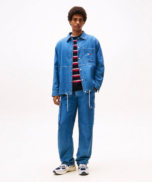 TOMMY JEANS（トミー・ジーンズ） ワイドパンツ ジーンズ リラックス