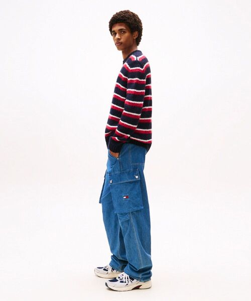  ワイドパンツ M インディゴブルー TOMMY JEANS（トミー・ジーンズ） ワイドパンツ ジーンズ リラックス
