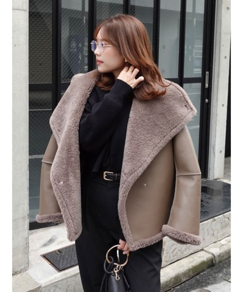 LAGUNAMOON ムートンコート ボアコート 「REVIVAL」フェイクムートン