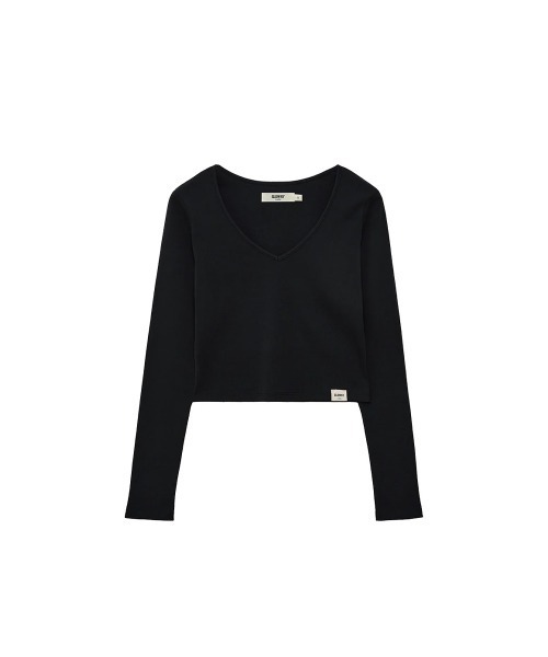 GLOWNY ■ CLASSIC V-NECK LONG SLEEVE Tシャツ GLOWNY tシャツ G CLASSIC V-NECK LONG SLEEVE レディース