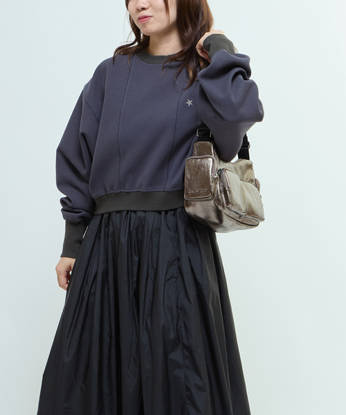 CONVERSE TOKYO tシャツ DOLMAN SLEEVE WAFFLE PULLOVER レディース
