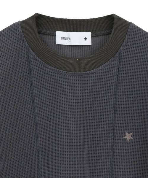 CONVERSE TOKYO tシャツ DOLMAN SLEEVE WAFFLE PULLOVER レディース
