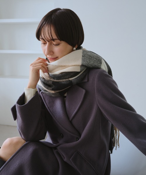 ROPE' PICNIC（ロペ ピクニック） ストール マフラー チェックストール