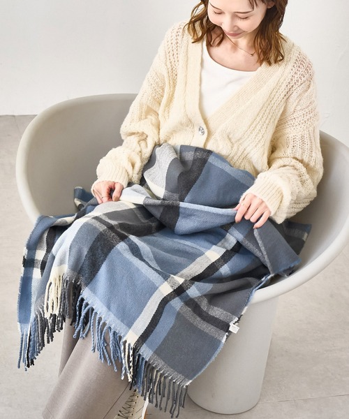 ROPE ロペ リバーシブル リバーコート ウール グレー アイボリー ベルト付