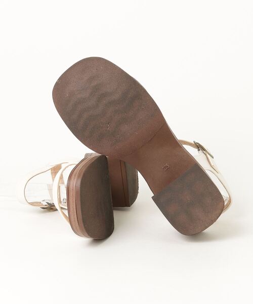 「IRADOWL」 ヒールサンダル 37 ホワイト レディース_画像3